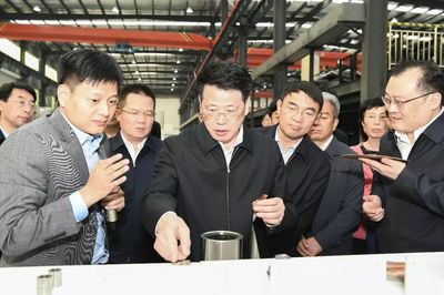 楊光榮、孫正東分別率隊觀摩全市產業(yè)發(fā)展項目 瑞琦塑膠展現(xiàn)建設成果